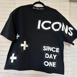 Hudson NYC Icons Since Day One T-Shirt Size Small